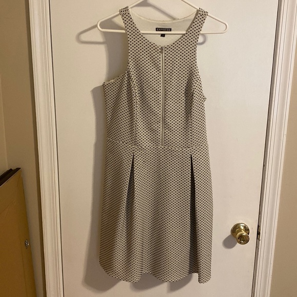 Express Black & White Dress Size 12 - Picture 1 of 4